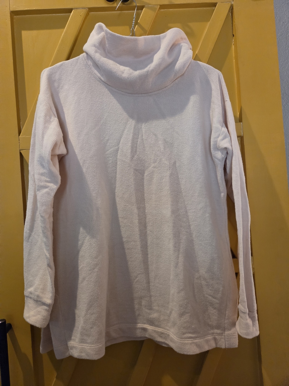 J. Crew Soft Turtleneck Long-Sleeve Shirt - Cream